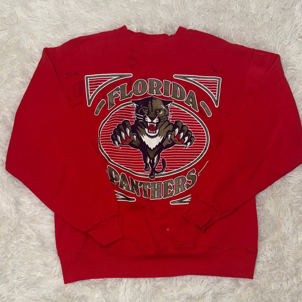 Florida Panthers Red Sweater